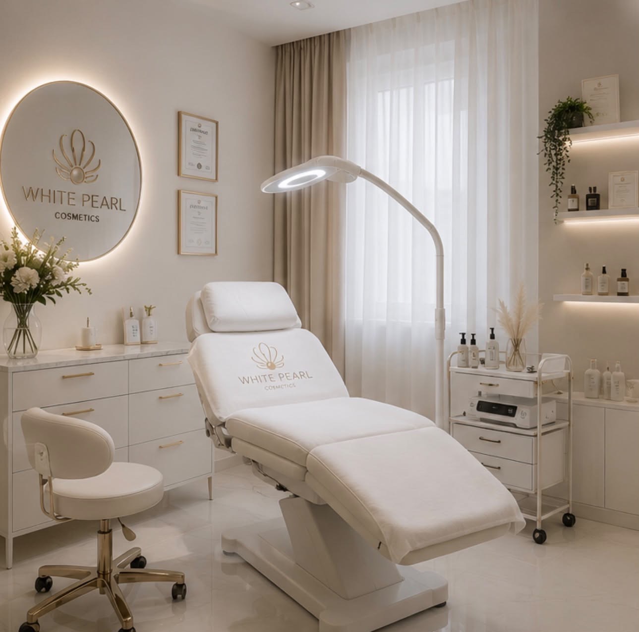 Behandlungsraum – White Pearl Cosmetics, Heide