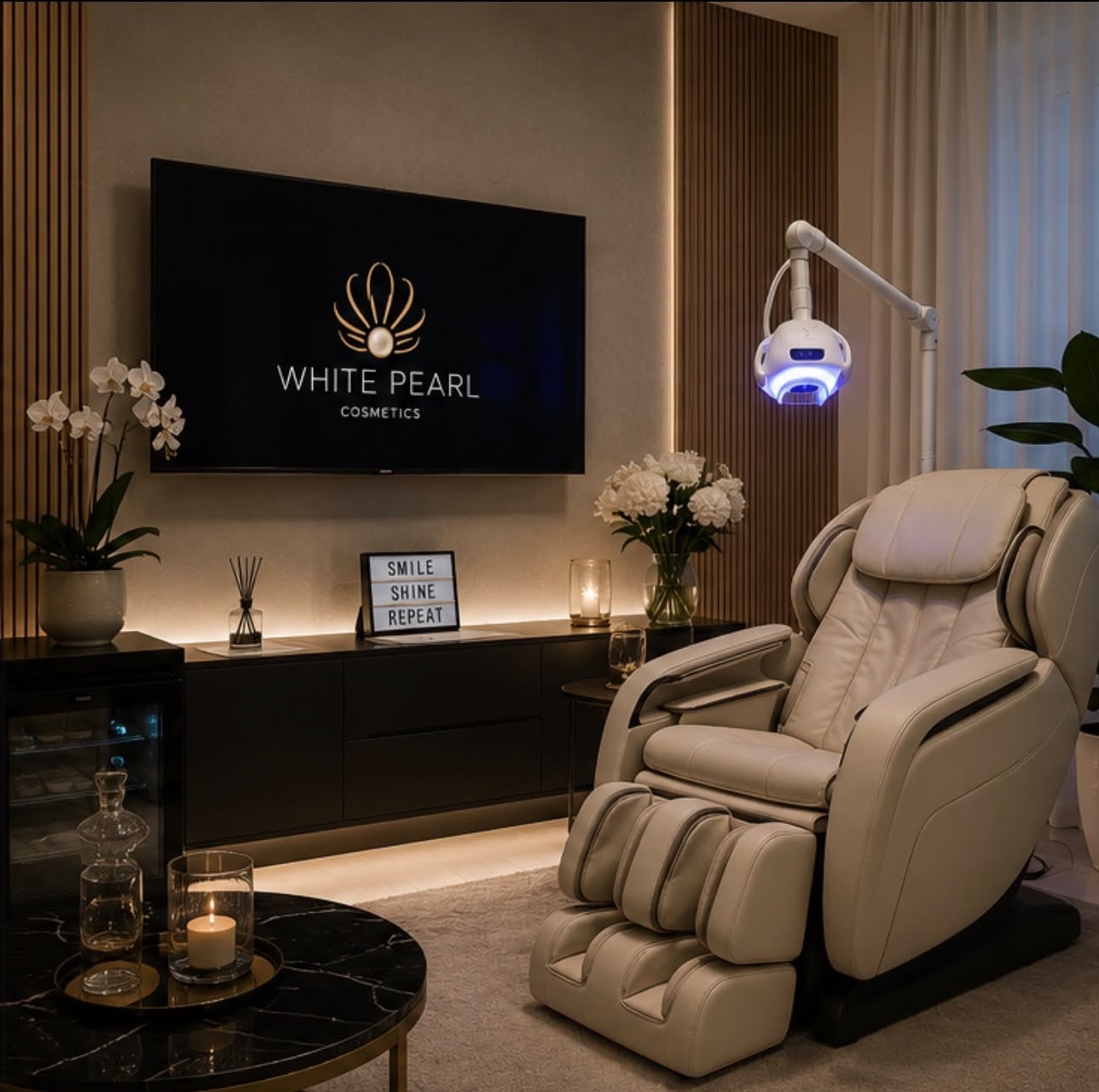 Zahnaufhellung & Wohlfühl-Lounge – White Pearl